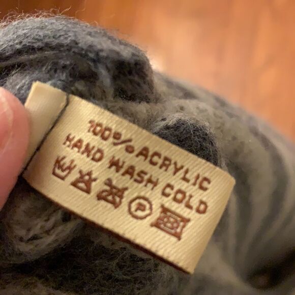 OSFA sweater kimono/poncho gray & white - Picture 6 of 8